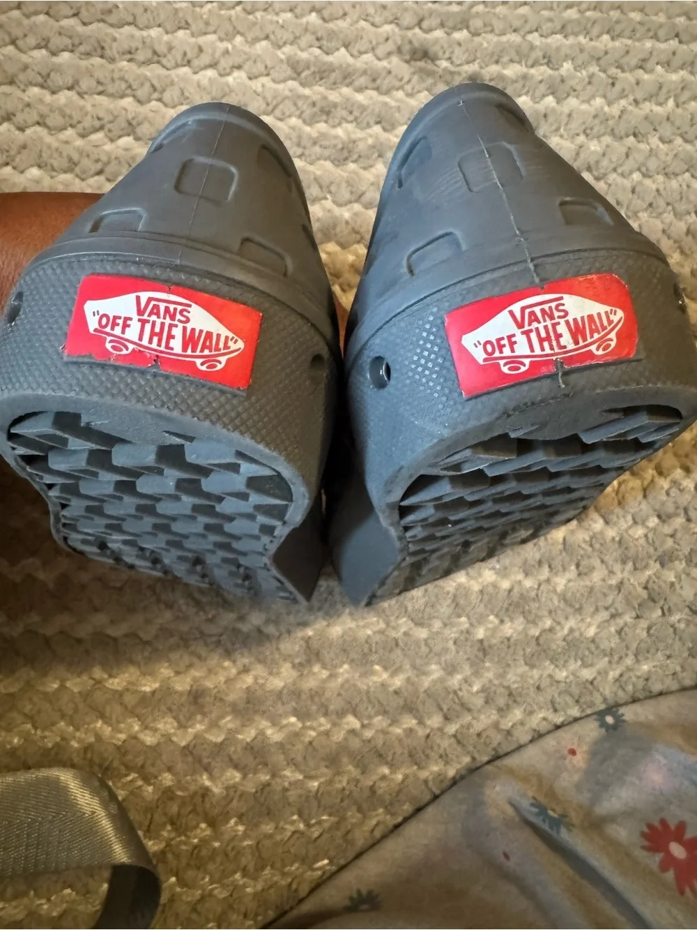 Vans Men's Gray Slip-On Ventilated Casual Sandals